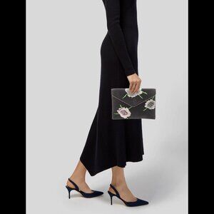 Rebecca Minkoff Suede Minaudiere Clutch